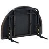 vidaXL Mesa para varanda 60x60x40 cm vime PE castanho
