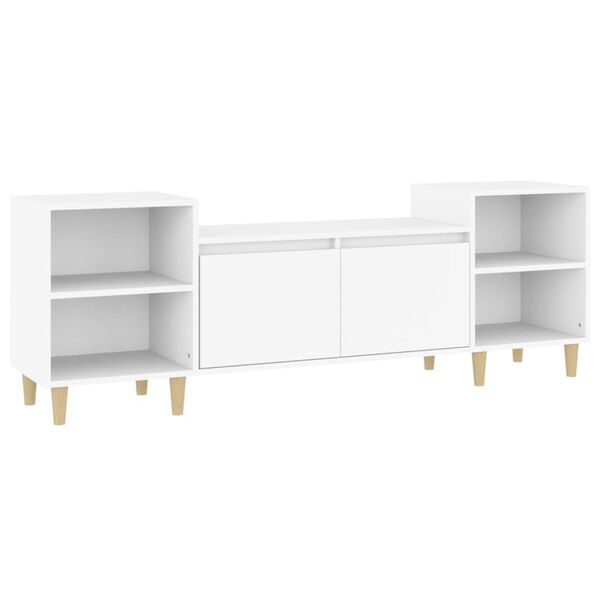 vidaXL M&oacute;vel p/ TV 160x35x55 cm derivados de madeira branco