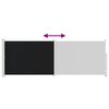 vidaXL Toldo lateral retrátil 160 x 500 cm preto