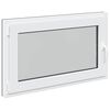vidaXL Janela de por&atilde;o RISOR 100 x 50 cm PVC e Vidro Antracite