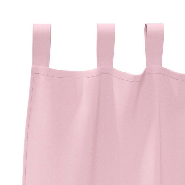 vidaXL Cortinas Blackout com Argolas 2 pcs Rosa beb&eacute; 260 x 140 cm