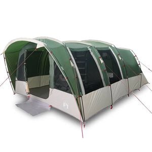 vidaXL Tenda familiar t&uacute;nel para 8 pessoas imperme&aacute;vel verde