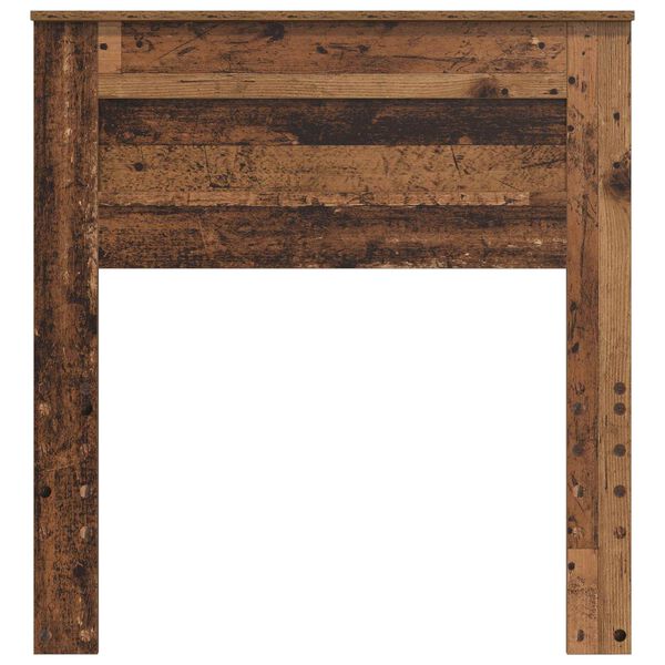 vidaXL Cabeceira Madeira Antiga 80 cm Madeira processada