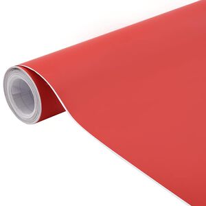 vidaXL Pel&iacute;cula para carro 100x150 cm vermelho mate