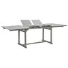 vidaXL Mesa de jantar p/ jardim (160-240)x100x75 cm ac&aacute;cia maci&ccedil;a
