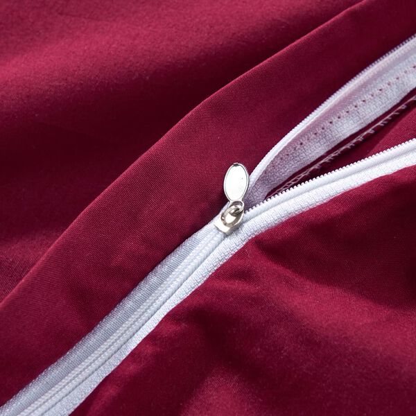 vidaXL Conjunto capa edred&atilde;o 155x220/80x80 cm bord&ocirc;