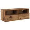 vidaXL Arm&aacute;rio de TV de Parede Madeira Antiga 80 x 30 x 30 cm
