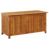 vidaXL Caixa de arruma&ccedil;&atilde;o p/ jardim 113x50x58 cm madeira ac&aacute;cia maci&ccedil;a