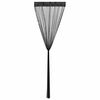 vidaXL Cortinas de fios 2 pcs 100x250 cm preto