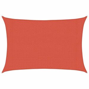 vidaXL Para-sol estilo vela 160 g/m&sup2; 3x4 m PEAD terracota