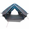 vidaXL Tenda Teepee com telhado Azul e Cinza 490 x 410 x 210 cm