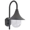 vidaXL Candeeiro de parede para jardim E27 42 cm alum&iacute;nio bronze