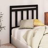 vidaXL Cabeceira de cama 106x4x100 cm pinho maci&ccedil;o preto