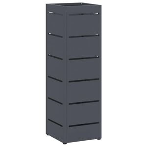 vidaXL Suporte para Guarda-chuva de chuva Antracite A&ccedil;o