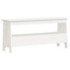 vidaXL Banco de corredor branco 100x28x45 cm madeira maci&ccedil;a pinho