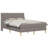 vidaXL Estrutura de cama com colch&atilde;o 2 unid. Capa remov&iacute;vel