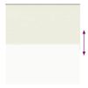 vidaXL Cortina de rolo blackout, 164,4 x 175 cm, largura do tecido 160 cm, branco-creme