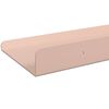vidaXL Prateleira Flutuante 3 pcs Rosa 40 x 9 x 2,5 cm A&ccedil;o