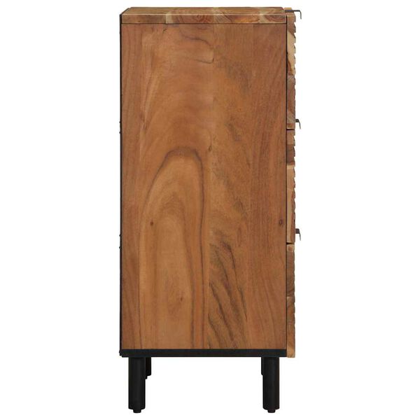 vidaXL Buffet Natural 40 x 33,5 x 75 cm Madeira S&oacute;lida de Ac&aacute;cia