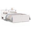 vidaXL Estrutura de cama c/ cabeceira sem colch&atilde;o 120x200 cm branco