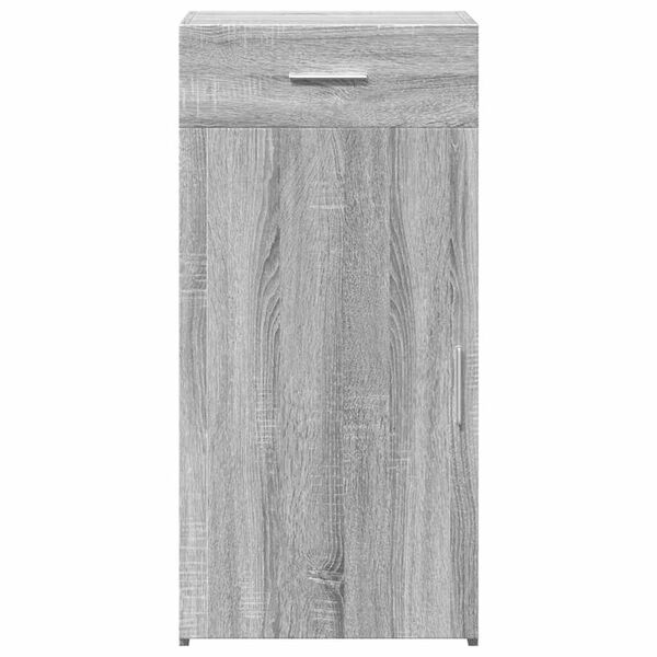 vidaXL Aparador 45x42,5x93 cm derivados de madeira cinzento sonoma