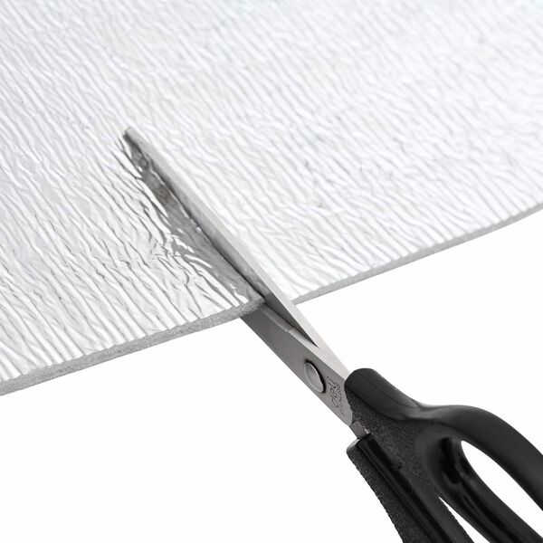 vidaXL Refletor de calor para radiador Prateado 0.5 x 25 m Alumínio