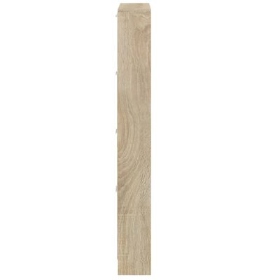 vidaXL Sapateira 59x17x150 cm derivados de madeira cor carvalho