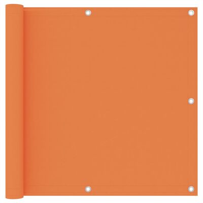 vidaXL Tela de varanda 90x600 cm tecido Oxford laranja