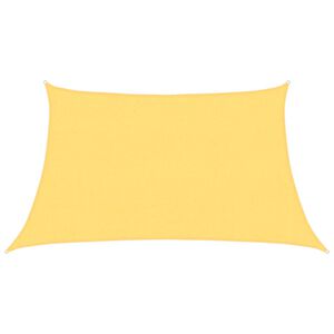 vidaXL Para-sol estilo vela 160 g/m&sup2; 3/4x2 m PEAD bege