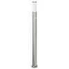 vidaXL Lumin&aacute;ria de poste com sensor, 110 cm, a&ccedil;o inoxid&aacute;vel, IP44