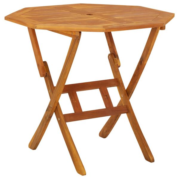 vidaXL 5 pcs conjunto de jantar para jardim madeira de ac&aacute;cia maci&ccedil;a