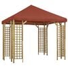 vidaXL Gazebo 3x3 m terracota