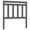vidaXL Cabeceira de cama 81x4x100 cm pinho maci&ccedil;o cinzento