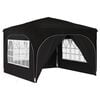 vidaXL Tenda de Festa Pop-up 290 x 290 x 245 cm Preto