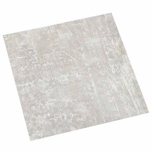 vidaXL Pranchas de Piso Branco e Madeira 5,11 m&sup2; 55 unid. PVC