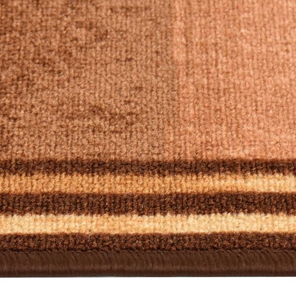 vidaXL Tapete comprido apoio gel antiderrapante 67x150 cm blocos beges