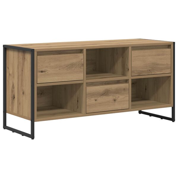 vidaXL Gabinete para TV Carvalho Artesanal 100 x 36 x 49,5 cm
