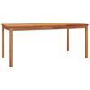 vidaXL Conjunto de jantar para jardim 7 pcs madeira de teca maci&ccedil;a