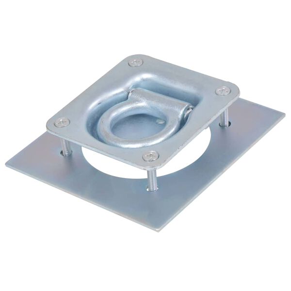 vidaXL Anéis de fixação para atrelados 6 pcs aço galvanizado 2000 kg
