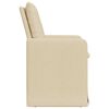 vidaXL Cadeiras de Jantar 2 pcs Creme 57 x 67 x 98 cm tecido