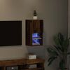 vidaXL Arm&aacute;rio de TV Montado na Parede Madeira antiga