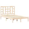 vidaXL Estrutura de cama pequena casal 120x190 cm pinho maci&ccedil;o