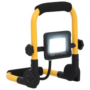 vidaXL Projetor c/ ilumina&ccedil;&atilde;o LED e pega 10 W branco frio