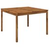 vidaXL Mesa de Jantar de Jardim Natural 110 x 108,5 x 75 cm