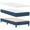 vidaXL Cama Box com colch&atilde;o com led Azul 80 x 200 cm tecido