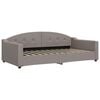 vidaXL Sof&aacute;-cama 100x200 cm tecido cinzento-acastanhado