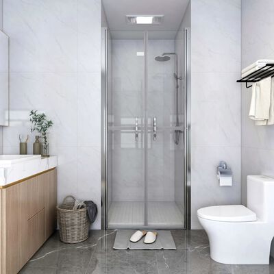 vidaXL Porta de duche ESG transparente 101x190 cm
