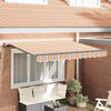 vidaXL Toldo Retr&aacute;til Multicolor 350 x 200 cm tecido