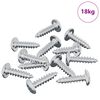 vidaXL Parafuso 13636 pcs Prateado M4 x 16 mm A&ccedil;o