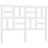 vidaXL Cabeceira de cama 166x4x104 cm pinho maci&ccedil;o branco
